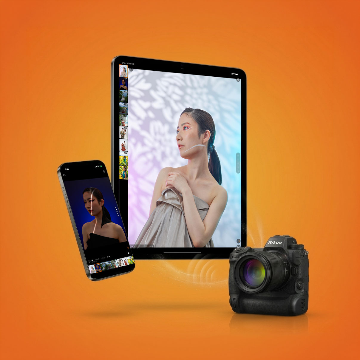 プロフォトグラファー向け無線テザリング受信アプリ ShotTetherPro ── 無線テザリング受信アプリ開発｜株式会社アルシオン 制作実績
